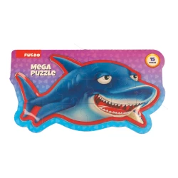 Развивающий пазл Puedo Mega Puzzle Акула, из мягкой пены, 15 элементов купить в Кишиневе. Фото 4