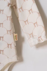 Боди с длинным рукавом BabyCosy Girl Ecru & Ivory, 2 шт. (9-12М) купить в Кишиневе. Фото 10