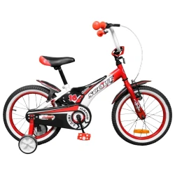 Bicicleta Fulger Scout Black Red, roti 16" cumpăra în Chișinau. Foto 1