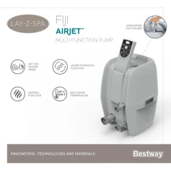 Jacuzzi SPA Bestway Fiji AirJet 180 × 66 cm, 669 L, 2–4 persoane cumpăra în Chișinau. Foto 10