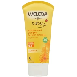 Sampon si gel de dus pentru copii Weleda Calendula, 200 ml cumpăra în Chișinau. Foto 1