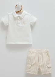 Set din 2 piese Caramell New Linen Ivory & Beige (9-12L) cumpăra în Chișinau. Foto 1
