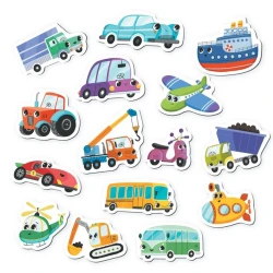 Set de magneți Dodo Transport, 15 elemente cumpăra în Chișinau. Foto 2