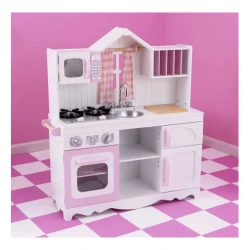 Bucătărie pentru copii KidKraft Modern Country Kitchen, albă cu roz cumpăra în Chișinau. Foto 2