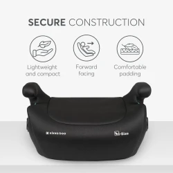 Inaltator auto-buster 125-150 cm (i-Size) KikkaBoo i-Go 2 Black cumpăra în Chișinau. Foto 4