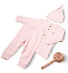 Set din 3 piese BabyCosy Bamboo Pink (12-18L) cumpăra în Chișinau. Foto 2