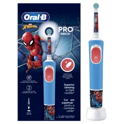 Детская электрическая зубная щётка ORAL-B Pro Kids Spiderman (3 лет+) купить в Кишиневе. Фото 2