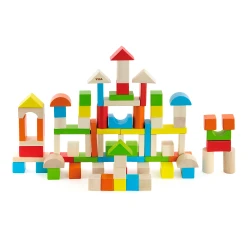 Cuburi Viga Block Set Multicolor, 80 buc. cumpăra în Chișinau. Foto 1