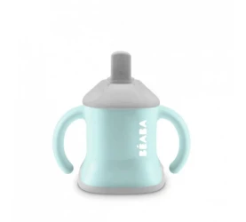 Cană 3 in 1 Beaba Evoluclip 4 luni+ 150 ml Airy Green cumpăra în Chișinau. Foto 2