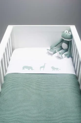 Păturică Jollein Basic Knit Forest Green, 75x100 cm cumpăra în Chișinau. Foto 3