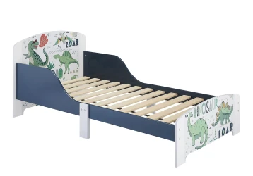 Детская кровать U-Grow Junior Dinosaur Green & White, 143x77 см купить в Кишиневе. Фото 1