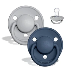 Круглые силиконовые пустышки Bibs De Lux Cloud & Steel Blue (0-36 мес.), 2 шт. купить в Кишиневе. Фото 7