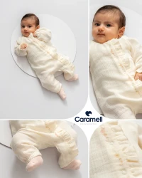 Salopetă Caramell Only Flowers Ivory (6-9L) cumpăra în Chișinau. Foto 3