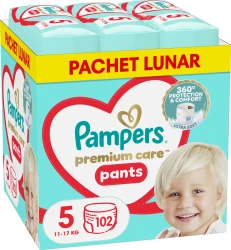 Scutece-chilotei Pampers Premium Care Pants XXL BOX №5 (11-17 kg), 102 buc. cumpăra în Chișinau. Foto 1