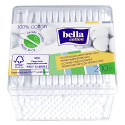 Ватные палочки Bella Cotton, 200 шт. купить в Кишиневе. Фото 1