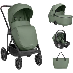 Carucior 3 in 1 KikkaBoo Chiara Army Green cumpăra în Chișinau. Foto 23