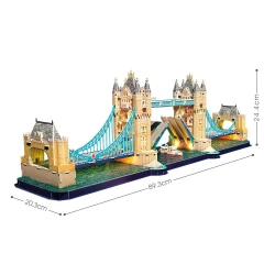 Пазл 3D Cubic Fun Tower Bridge, 222 элементов купить в Кишиневе. Фото 3