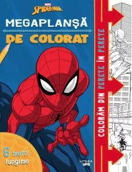 Раскраска Marvel Человек-паук. Мегаплакат для рисования. 6 метров купить в Кишиневе. Фото 1
