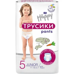 Подгузники-трусики Bella Baby Happy Junior 5 (11-18 кг), 10 шт. купить в Кишиневе. Фото 1