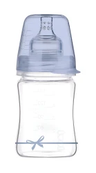 Biberon pentru bebeluși din sticla Lovi Diamond Glass Blue, 150 ml cumpăra în Chișinau. Foto 1