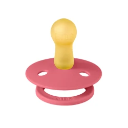 Suzetă rotundă din latex Bibs Block Baby Pink & Coral (6-18 luni), 2 buc. cumpăra în Chișinau. Foto 3
