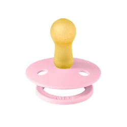 Suzetă rotundă din latex Bibs Block Baby Pink & Coral (6-18 luni), 2 buc. cumpăra în Chișinau. Foto 2