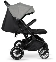 Carucior de plimbare pentru gemeni BabyGo GoTwice Grey cumpăra în Chișinau. Foto 2