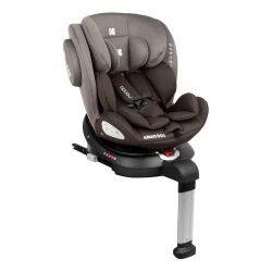 Scaun auto 0-36kg Isofix Kikkaboo Ronda Brown, rotativ 360 cumpăra în Chișinau. Foto 1