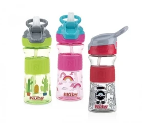 Cana cu pai Nuby Tritan 3+ 360 ml cumpăra în Chișinau. Foto 1