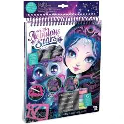 Set pentru desen Nebulous Stars Caiet de schițe cu pagini negre - Zentangle - Eclipsia cumpăra în Chișinau. Foto 1