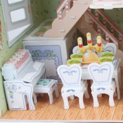 Puzzle 3D Cubic Fun Dreamy Dollhouse, 160 elemente cumpăra în Chișinau. Foto 4