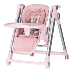 Стульчик для кормления и качели 2 в 1 Chipolino Super Chef Pink Marshmallow купить в Кишиневе. Фото 2