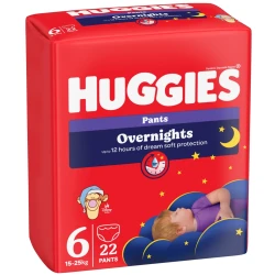 Scutece-chiloței Huggies Overnights 6 (15-25 kg), 22 buc. cumpăra în Chișinau. Foto 1