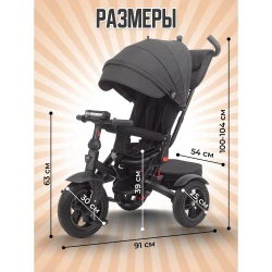 Tricicleta pentru copii Epid Trike Brown cumpăra în Chișinau. Foto 3