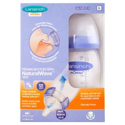 Biberon pentru bebeluși din plastic Lansinoh, 240 ml, 2 buc. cumpăra în Chișinau. Foto 2