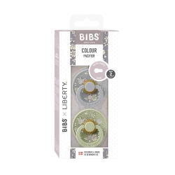Пустышка круглая из силикона Bibs  Liberty Capel Sage Mix (6-18 мес.), 2 шт. купить в Кишиневе. Фото 2