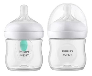 Набор бутылочек для кормления из полипропилена Philips Avent Natural Response AirFree, 125 мл, 260 мл, 4 шт. купить в Кишиневе. Фото 3