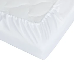 Простыня на резинке Perina Sateen Premium Белый, 120x60 см купить в Кишиневе. Фото 2