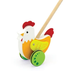 Игрушка-каталка Viga Курица купить в Кишиневе. Фото 2
