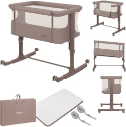 Кроватка Co-sleeper 3 в 1 Lionelo Aurora Beige Taupe купить в Кишиневе. Фото 7