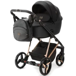 Коляска 2 в 1 Adamex Blanc Special Edition Black купить в Кишиневе