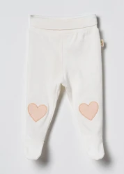Pantaloni BabyCosy Heart Ivory & Beige, 2 buc. (3-6L) cumpăra în Chișinau. Foto 4