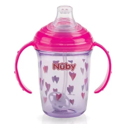 Поильник с мягким носиком Nuby Tritan 6 м+ 240 мл купить в Кишиневе. Фото 2