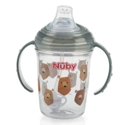 Поильник с мягким носиком Nuby Tritan 6 м+ 240 мл купить в Кишиневе. Фото 3