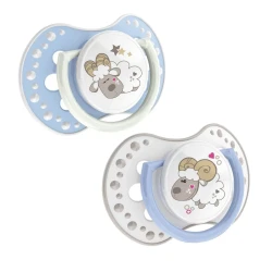 Пустышка силиконовая динамическая Lovi  Night&Day boy,(3-6 мес) 2 шт. купить в Кишиневе. Фото 1