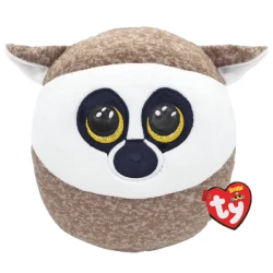 Jucărie de pluș TY Lemur maro cu alb Linus Squish Boos, 22 cm cumpăra în Chișinau. Foto 1