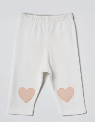 Pantaloni BabyCosy Heart Beige & Ivory, 2 buc. (9-12L) cumpăra în Chișinau. Foto 3