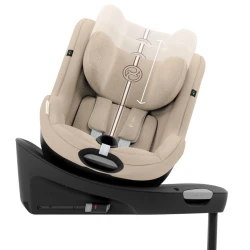 Автокресло 61-105 см (i-Size) Isofix Cybex Sirona G3 Plus Almond Beige, поворотное 360 купить в Кишиневе. Фото 3