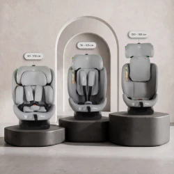 Scaun auto 40-150 cm (i-Size) Moni Forza Dark Grey cumpăra în Chișinau. Foto 2