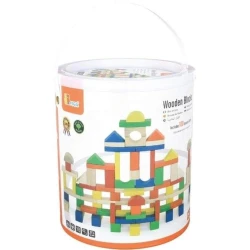 Cuburi Viga Block First Set Multicolor, 100 buc. cumpăra în Chișinau. Foto 4